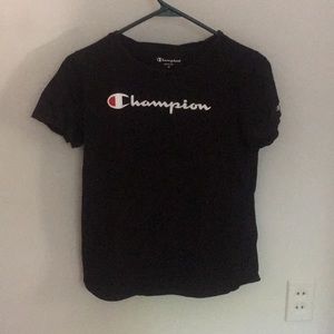 black champion shirt